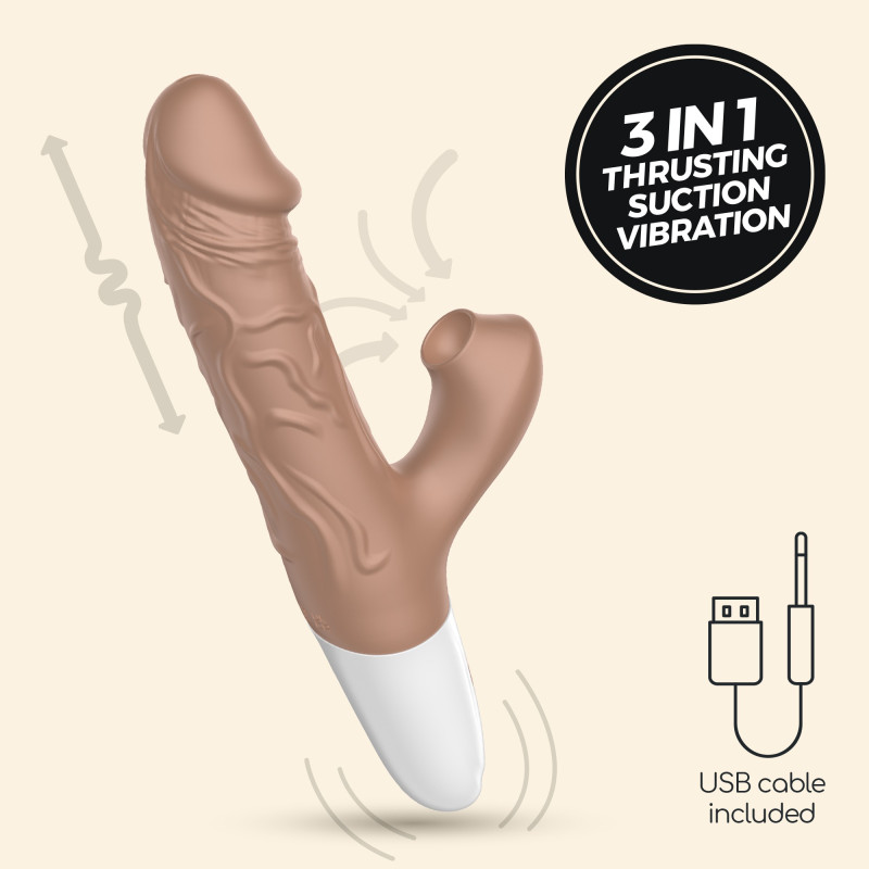 VIBRADOR REALISTA COM VAI-VEM EL MATADOR CRUSHIOUS VIBRADOR REALISTA COM VAI-VEM EL MATADOR CRUSHIOUS