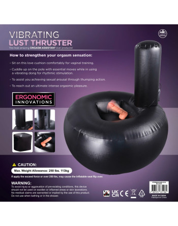 ASIENTO INFLABLE VIBRATING LUST THRUSTER NMC
