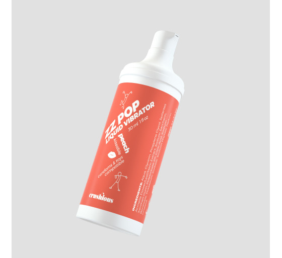 VIBRADOR LIQUIDO ZZ POP AROMA MELOCOTÓN 30ML CRUSHIOUS