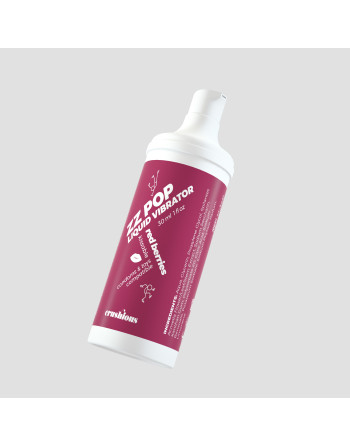 VIBRADOR LIQUIDO ZZ POP AROMA FRUTOS ROJOS 30ML CRUSHIOUS