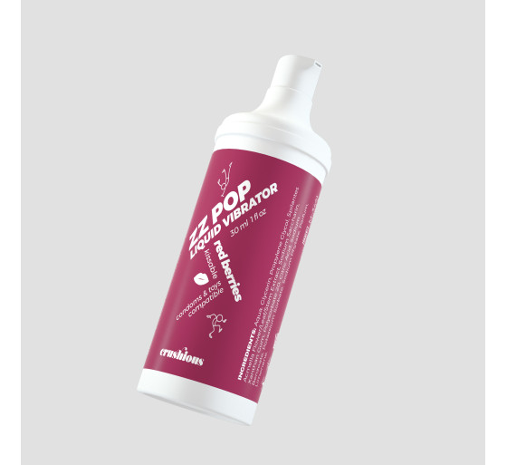 VIBRADOR LIQUIDO ZZ POP AROMA FRUTOS ROJOS 30ML CRUSHIOUS