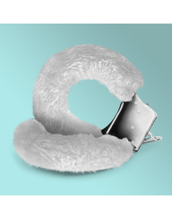 ALGEMAS DE PELUCHE LOVE CUFFS CRUSHIOUS BRANCAS