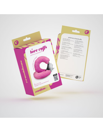 ALGEMAS DE PELUCHE LOVE CUFFS CRUSHIOUS ROSA