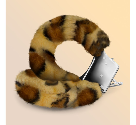 ESPOSAS DE FELPA LOVE CUFFS CRUSHIOUS LEOPARDO