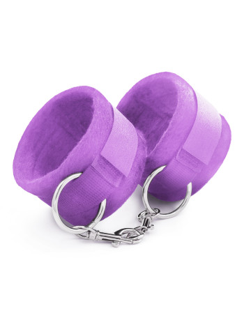 ESPOSAS DE VELCRO TOUGH LOVE CON CADENA DE 40CM EXTRA CRUSHIOUS MORADO