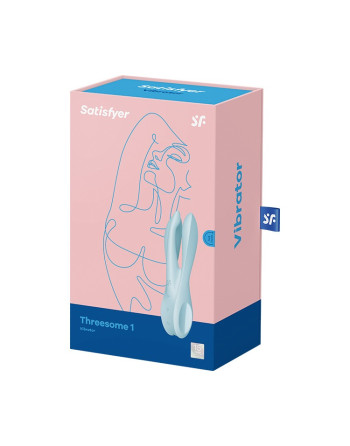 VIBRADOR THREESOME 1 AZUL SATISFYER