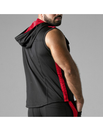 COLETE LOOK AT HARDER HOODY VERMELHO LOCKER GEAR