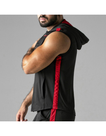 COLETE LOOK AT HARDER HOODY VERMELHO LOCKER GEAR