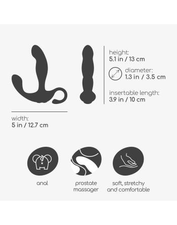 LOKI MASSAJADOR DE PRÓSTATA RECARREGÁVEL COM CONTROLO REMOTO CRUSHIOUS