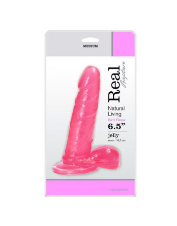 DILDO REAL RAPTURE EARTH FLAVOUR 6.5'' ROSA