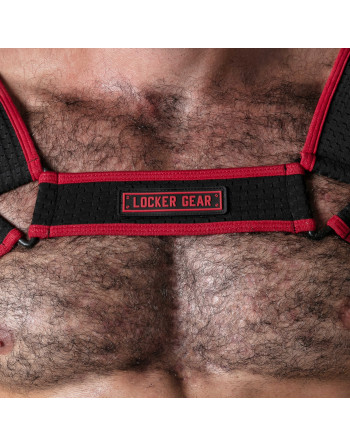 ARNÊS CORPORAL LOOK AT LOCKER GEAR VERMELHO