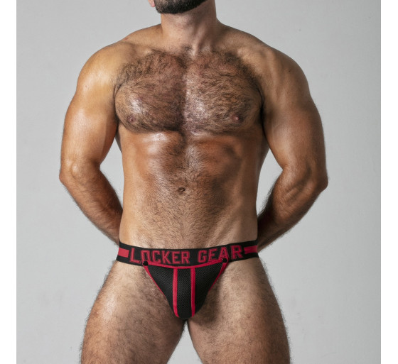 JOCKSTRAP FULL ACCESS LOCKER GEAR ROJO