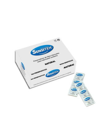 PRESERVATIVOS NATURALES 144 UNIDADES SENSITEX
