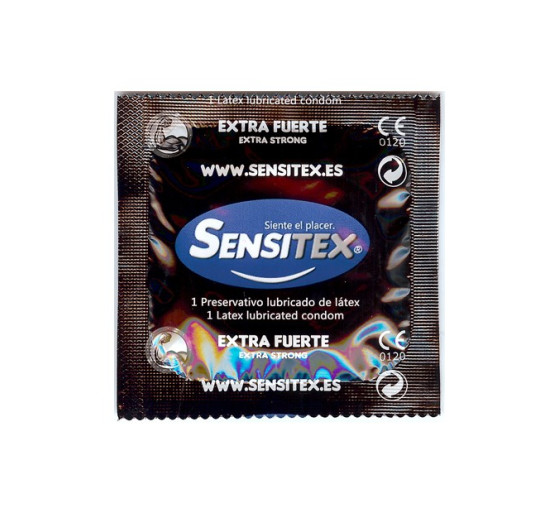 PRESERVATIVOS NATURALES EXTRA FUERTES 100 UNIDADES SENSITEX
