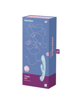 MULTI VIBRADOR TRIPLE OH AZUL SATISFYER