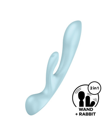 MULTI VIBRADOR TRIPLE OH AZUL SATISFYER