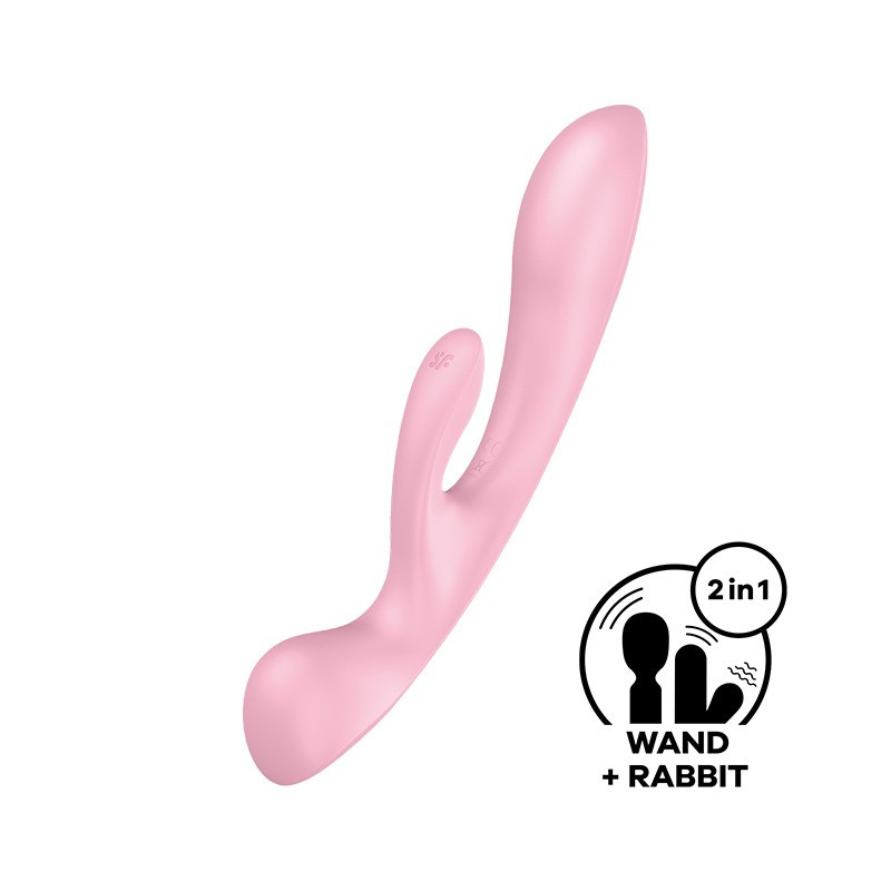 MULTI VIBRADOR TRIPLE OH ROSA SATISFYER MULTI VIBRADOR TRIPLE OH ROSA SATISFYER