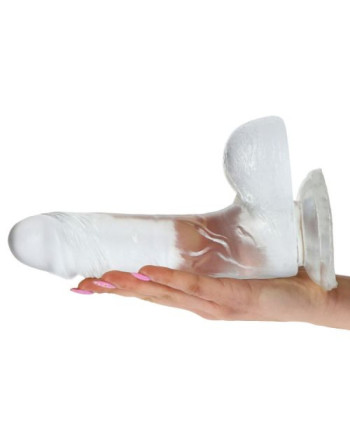 DILDO REAL RAPTURE FIRE PASSION 8'' TRANSPARENTE