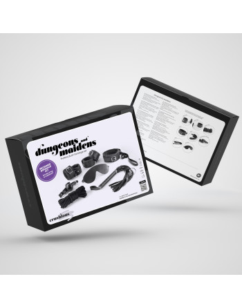 KIT BDSM DUNGEONS & MAIDENS PRETO CRUSHIOUS