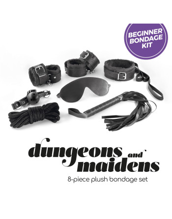 KIT BDSM DUNGEONS & MAIDENS NEGRO CRUSHIOUS