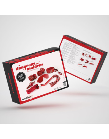 KIT BDSM DUNGEONS & MAIDENS VERMELHO CRUSHIOUS KIT BDSM DUNGEONS & MAIDENS VERMELHO CRUSHIOUS