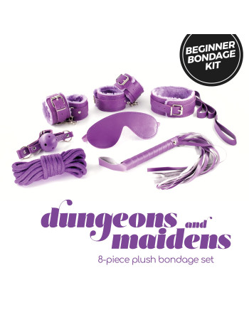 KIT BDSM DUNGEONS & MAIDENS ROXO CRUSHIOUS