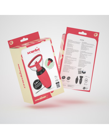 SCARLET BOMBA VULVAR ESTIMULADORA RECARREGÁVEL CRUSHIOUS