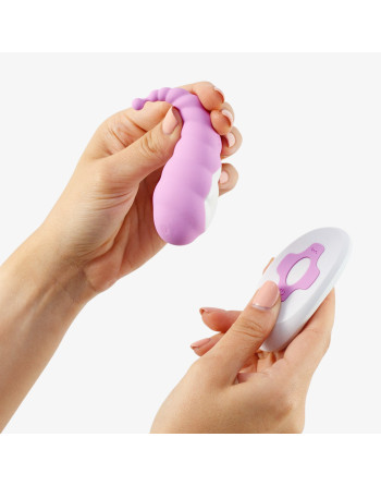 COCOON OVO VIBRATÓRIO RECARREGÁVEL COM COMANDO À DISTÂNCIA CRUSHIOUS ROXO