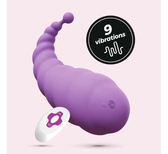 COCOON HUEVO VIBRADOR RECARGABLE CON MANDO A DISTANCIA INALÁMBRICO CRUSHIOUS MORADO