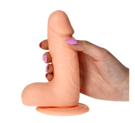 PENE REALÍSTICO REAL RAPTURE WATER SENSATIONS 6'' BLANCO