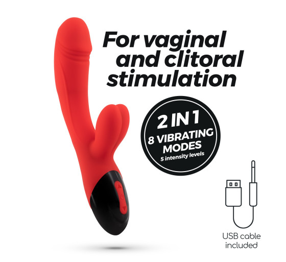 DARE DONG VIBRADOR COELHO RECARREGÁVEL CRUSHIOUS