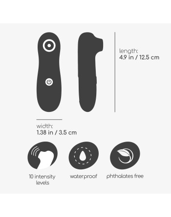 NOOKIE ESTIMULADOR CLITORIANO RECARREGÁVEL CRUSHIOUS