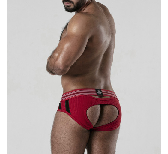 CALZONCILLO BACKROOM BOTTOMLESS LOCKER GEAR ROJO