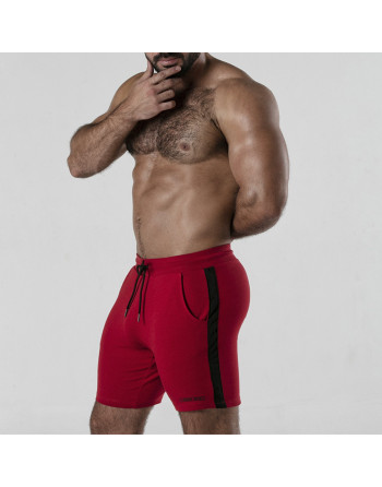 PANTALÓN CORTO SIDE STRIP SHORT ROJO LOCKER GEAR