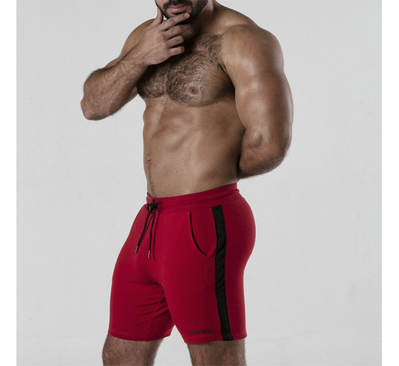 CALÇÃO SIDE STRIP SHORT VERMELHO LOCKER GEAR