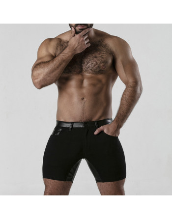 CALÇÃO PERNEIRA 5 POCKET CHAP SHORT PRETO LOCKER GEAR