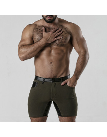 PANTALÓN CORTO ZAHONES 5 POCKET CHAP SHORT CAQUIS LOCKER GEAR