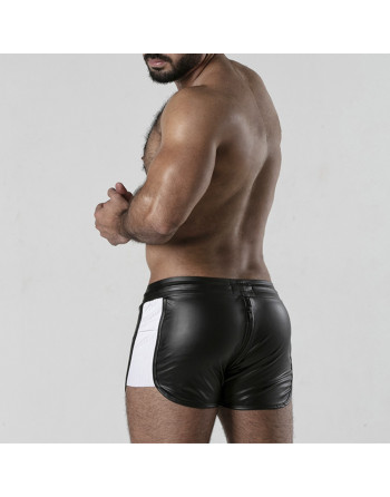 PANTALÓN CORTO ZAHONES 2 WAY ZIPPER CONTRAST SHORT BLANCO LOCKER GEAR