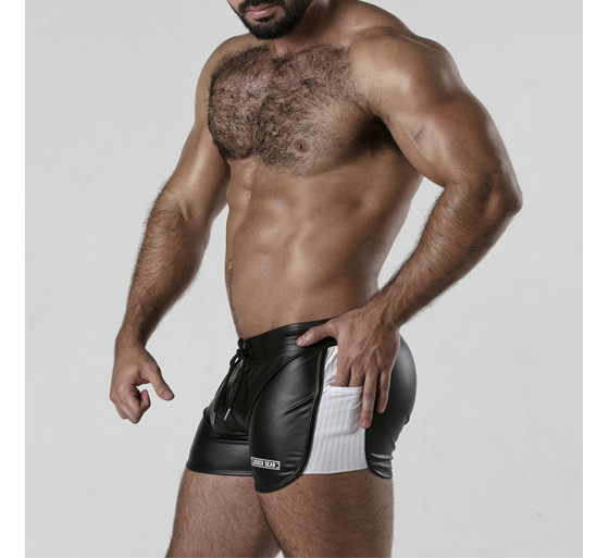 PANTALÓN CORTO ZAHONES 2 WAY ZIPPER CONTRAST SHORT BLANCO LOCKER GEAR