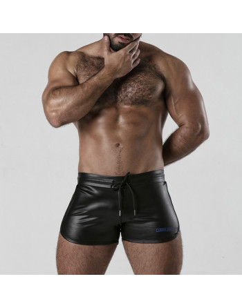 CALÇÃO PERNEIRA 2 WAY ZIPPER CONTRAST SHORT AZUL LOCKER GEAR