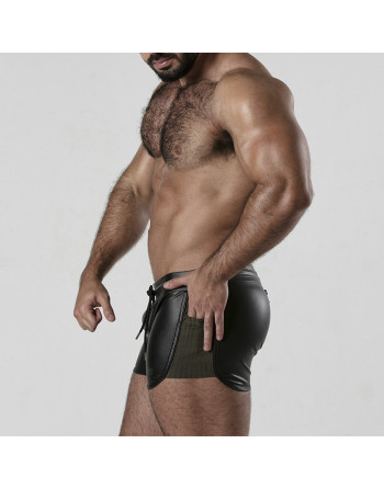 PANTALÓN CORTO ZAHONES 2 WAY ZIPPER CONTRAST SHORT CAQUIS LOCKER GEAR