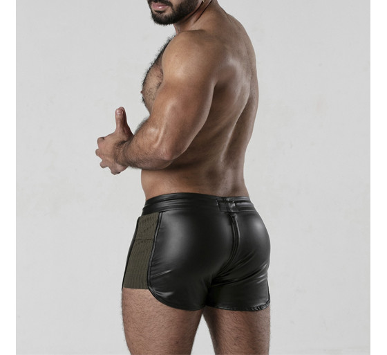 PANTALÓN CORTO ZAHONES 2 WAY ZIPPER CONTRAST SHORT CAQUIS LOCKER GEAR