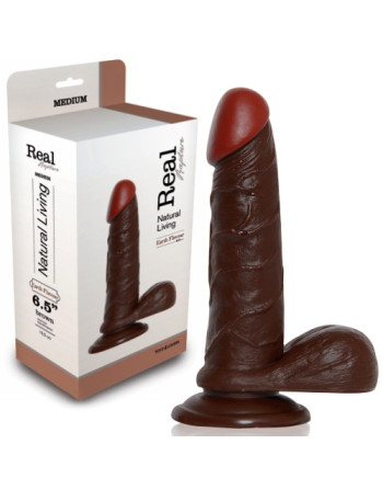 PENE REALÍSTICO REAL RAPTURE EARTH FLAVOUR 6.5'' NEGRO