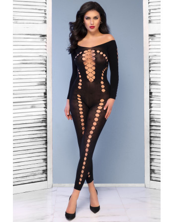 BODYSTOCKING CR-4646 NEGRO CHILIROSE