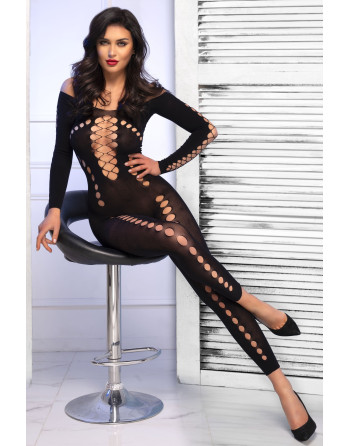 BODYSTOCKING CR-4646 NEGRO CHILIROSE