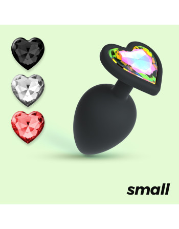 CUORE PLUG ANAL PEQUENO COM 4 JOIAS INTERCAMBIÁVEIS CRUSHIOUS