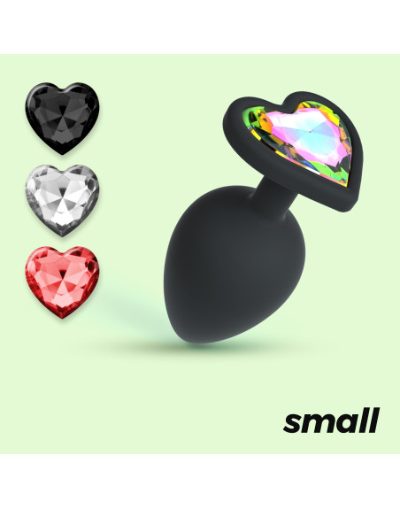 CUORE PLUG ANAL PEQUENO COM 4 JOIAS INTERCAMBIÁVEIS CRUSHIOUS