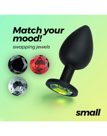 CAMILEO PLUG ANAL PEQUENO COM 4 JOIAS INTERCAMBIÁVEIS CRUSHIOUS
