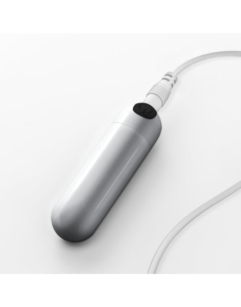 IMOAN BALA VIBRADORA RECARGABLE PLATEADA CRUSHIOUS