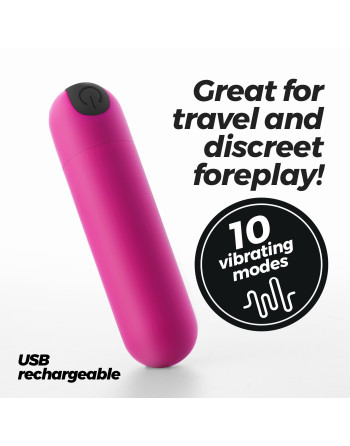 IMOAN BALA VIBRADORA RECARGABLE ROSA CRUSHIOUS